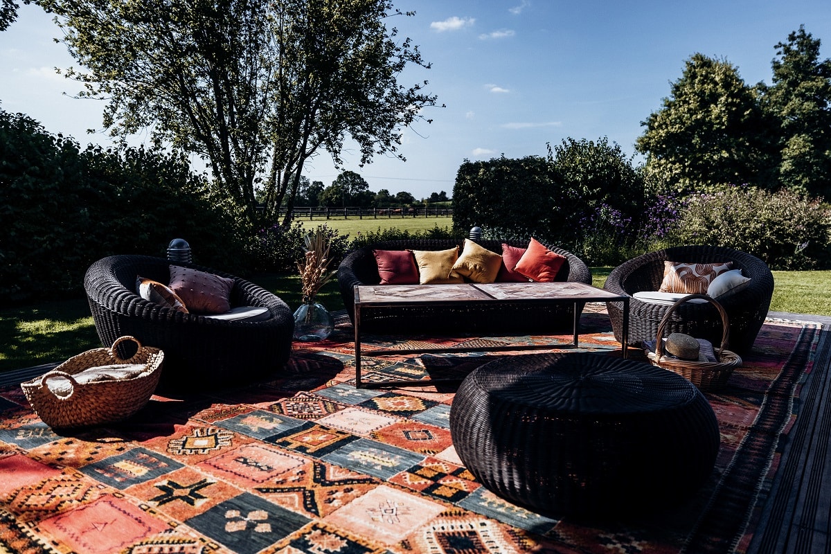 salon sur une terrasse en normandie